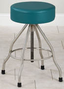 Clinton Stainless Steel Stool with Rubber Feet